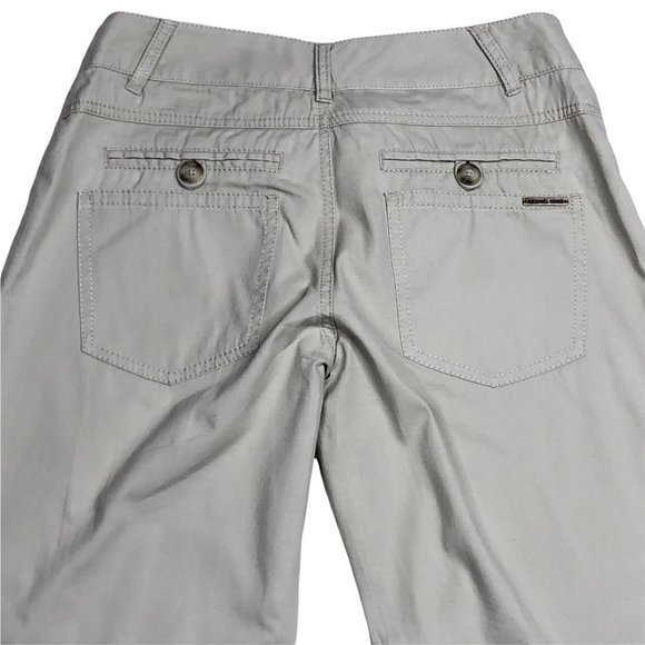 Michael Kors Womens Cropped Pants Roll Up Hem Straight Leg Low Rise Size 6 - Picture 5 of 11